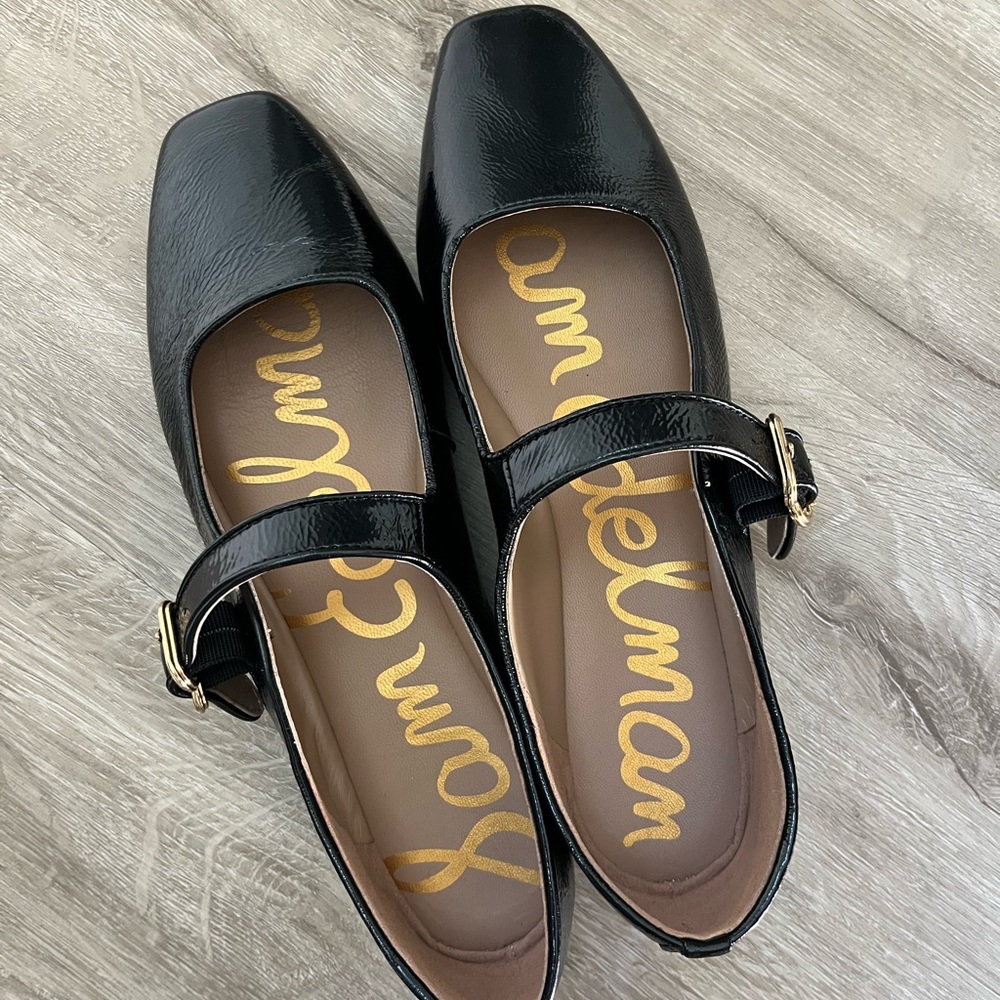 Sam Edelman Black Patent Leather Flats